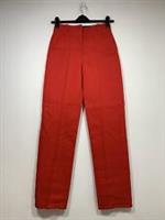 Burberry Pleated Trouser Womens UK 6 | IT 38 | US 4 Red Straight Leg Pant - 6 Regular