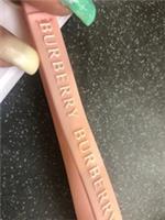 Genuine Burberry London bag charm key ring fob pink & gold