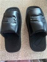 New Authentic Burberry EKD Slab Leather Slides 40EU.