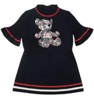 Burberry Girls Navy Avrile Knitted Dress Age 6 Months BNWT