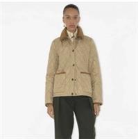 Womens BURBERRY quilted Nylon Dorset Jacket.Sand.Sz XL(fits uk 14).&pound;950 - XL Regular