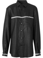 Burberry Linen Blend Shirt (M) Chest 40 Black BNWOT Immaculate RRP &pound;289 - M Regular