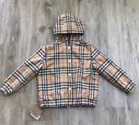 Burberry girls Checked reversible hooded jacket /coat age 10 Years BNWT RRP £550