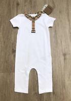 BURBERRY white baby romper age 12 months BNWT RRP £160