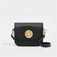 small leather elizabeth bag in black new with tags