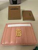 Burberry Logo Plaque Quilted Card Holder No return