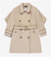 Burberry kids Girls Millicent Long Coat in Soft Fawn age 10 yrs RRP £600