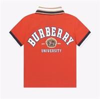 Burberry Boys Douglas College Polo Shirt in red age 6 yrs BNWT RRP £200