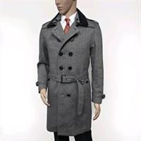 NWOT Rare Burberry Prorsum Runway Mens Slim Fit Tweed Peacoat UK 40R RRP £2280 - 40 Regular