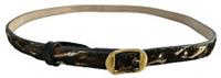 Burberry Belt Brown Womens Animal Print Small Medium 29.5 to 33.5 Inch Waist - S Regular