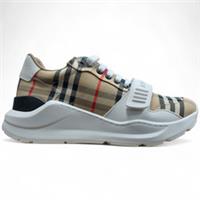 Burberry New Regis Check Cotton Sneakers Trainers Size UK 5 EU 38.5