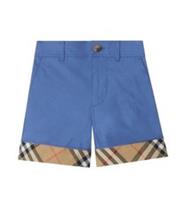 Burberry Franklin Check Turn-Up Cotton Shorts age 12 years