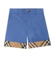 Burberry Franklin Check Turn-Up Cotton Shorts age 6 years