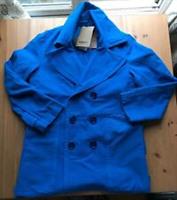 Burberry Men's Royal Blue Double-Breasted Cotton Coat - Size 46 RRP £,1490 - 46 Regular