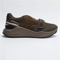 Burberry Ramsey Brown Check Suede 8045842 EU41 UK7
