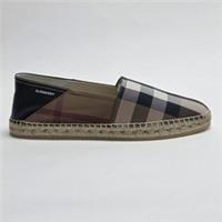 Burberry Check Espadrilles Birch Brown 8048198 EU44 UK10