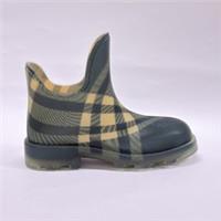 Burberry Check Pillow Boots Blue White 8081199 EU44 UK10
