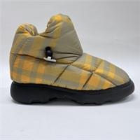 Burberry Check Pillow Boots Yellow Beige 8074743 EU45 UK11