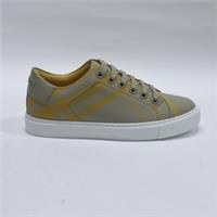 Burberry Checked Cotton Sneakers Yellow (Women's) 8077381 EU36.5 UK3.5