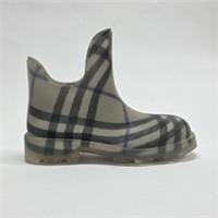 Burberry Marsh Checked Ankle Boot Grey 8088124 EU40 UK6