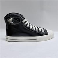 Burberry Larkhall High-Top Sneakers Black White Leather 8039065 EU45 UK11