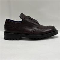 Burberry Tricker's Leather Devon Brogues Aubergine 8075770 EU41 UK7