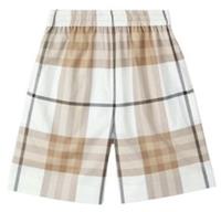 Burberry Signature Check-print Shorts White/Beige 8056854 UK6
