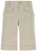 Burberry Cuff Detail Bermuda Shorts Light Beige 8051916 SIZE46 UK W31