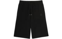 Burberry Monogram Motif Cashmere Drawcord Shorts Black 8039302 S
