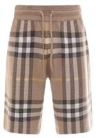 Burberry Tartan Motif Bermuda Shorts Beige 8054918#B2412 S