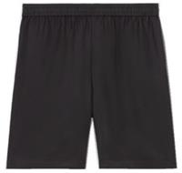 Supreme Burberry Logo Print Silk Twill Shorts Black 80526631 XXL