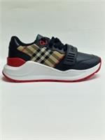 Burberry Ramsey Black Leather Vintage Check 8038184 EU36 UK3