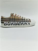 Burberry Logo Print Vintage Check Cotton Archive Beige 8024301 EU41.5 UK8.5