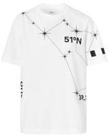 Burberry Constellation Print T-shirt White 8061417 M