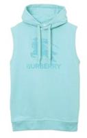 Burberry Equestrian Knight Sleeveless Hoodie Blue 8071437 L