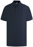 Burberry Letter Graphic Cotton Pique Polo Polo Navy 8053025 / 8052652 S