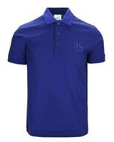 Burberry Letter Graphic Cotton Pique Polo Shirt Blue 8053028 M