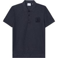 Burberry Letter Graphic Cotton Pique Polo Shirt Dark Grey 8053027 XL