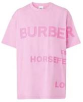 Burberry Carrick Logo-Print Cotton-Jersey T-shirt Pink 8054651 M