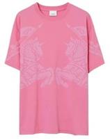 Burberry EKD-Print Cotton T-shirt Pink 8071626 XS