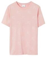 Burberry Equestrian Knight Round-Neck T-shirt Pink 8071634 S