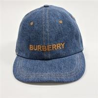 Burberry Embroidered-Logo Denim Baseball Cap Blue 8070766 L