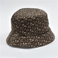 Burberry Monogram Print Bucket Hat Brown 8026920 M