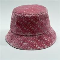 Burberry Monogram Velvet Bucket Hat Pink/Lime 8053233 M