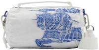 Burberry Extra Small Lightweight EKD Duffle Bag White/Blue 80807961