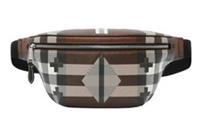 Burberry Geometric Check Bum Bag Brown 80513481