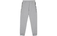 Burberry Check Panel Cotton Jogging Pants Pale Grey Melange 8057012 sze XS