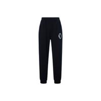 Burberry Logo Graphic Applique Cotton Jogging Sweatpants Black 8060792 sze XXL