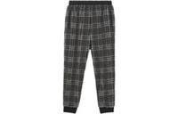 Burberry Dimitri Fleece Check Pants Dark Charcoal 8045887 sze S