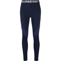 Burberry Madden Logo High Waist Leggings Blue Size 8047657